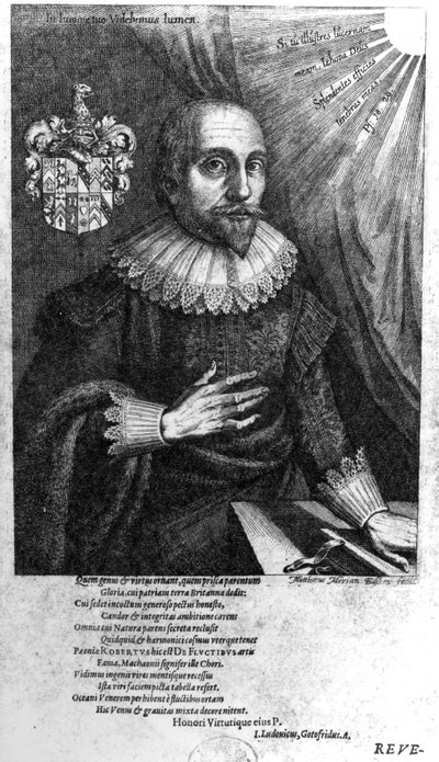 Robert Fludd, 1626 by Matthaus the Elder Merian